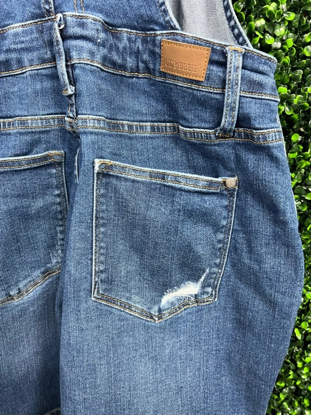 JUST BLUE | Denim Short Overalls